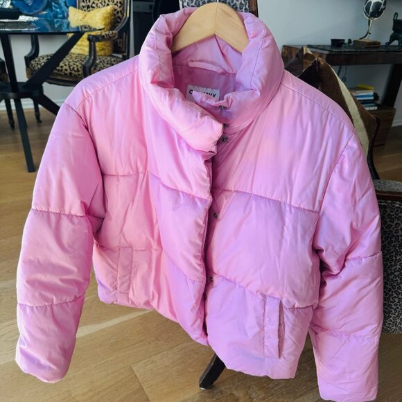 Old Navy Puffer Coat; Size: X Small; Pink - Picture 2 of 4